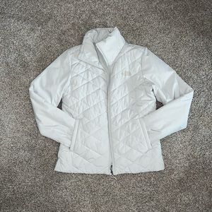 The North Face White Quilted Jacket